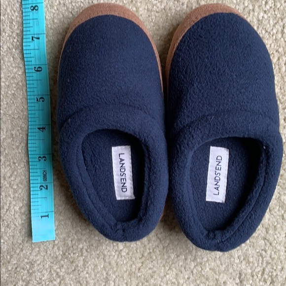 NEW Kids Lands End Fleece Clog Slippers - Picture 8 of 8